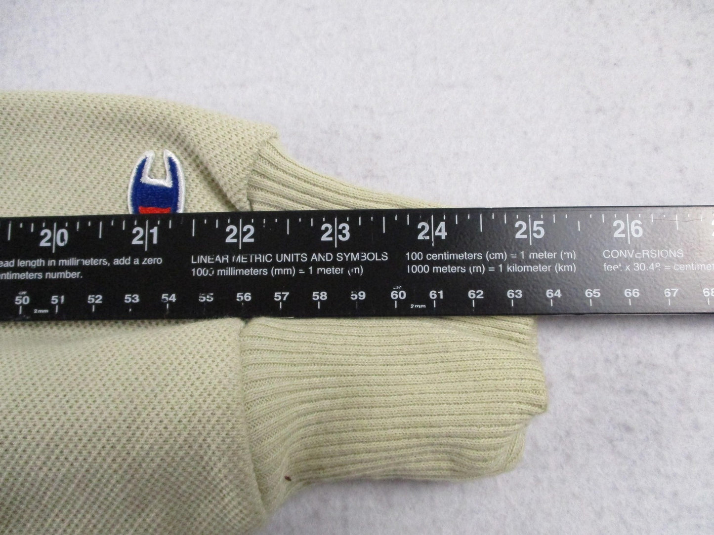 Vintage Champion Sweatshirt Mens Large Beige USA Olympic Fleece Crewneck NWT9