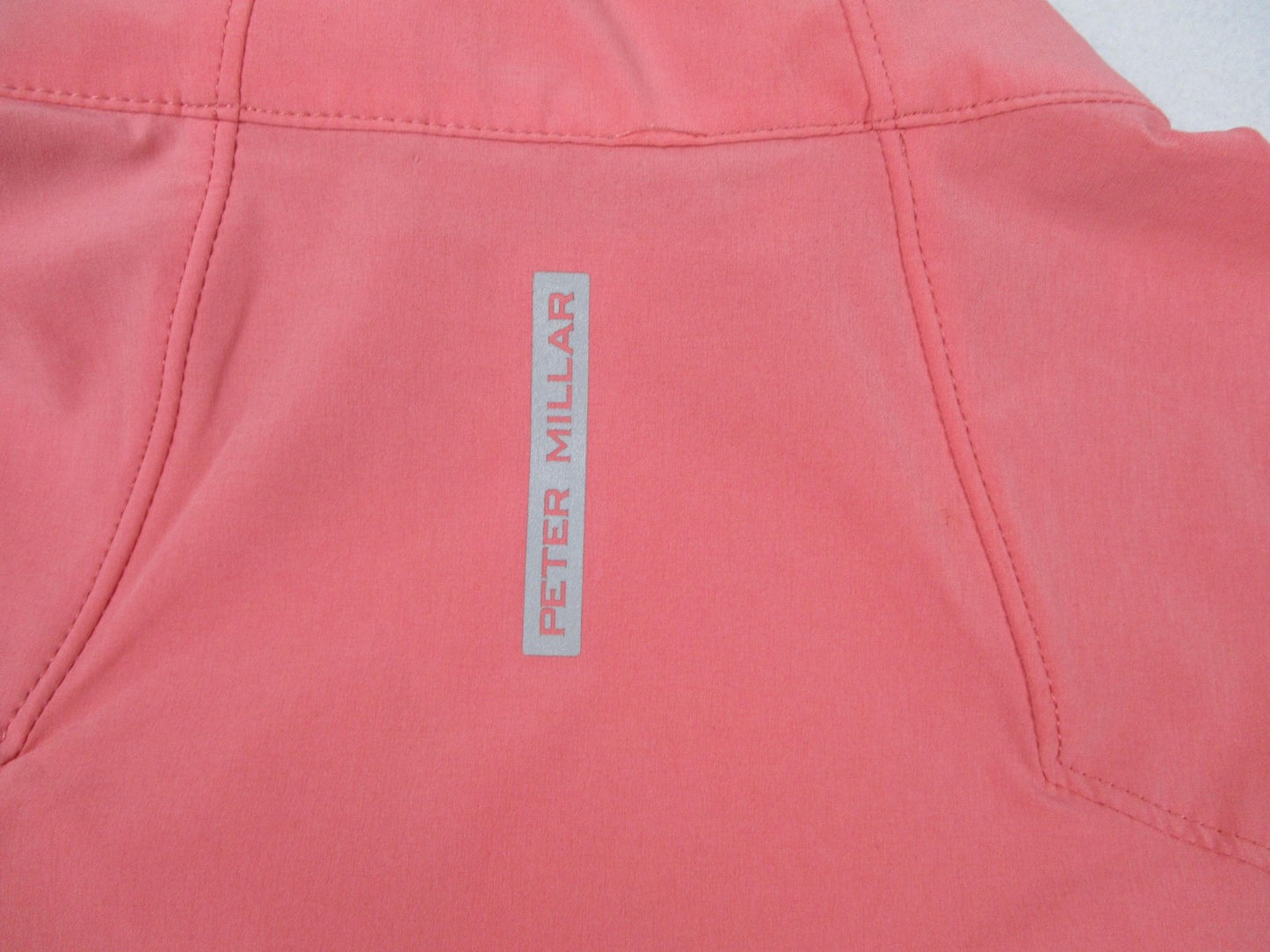 Peter Millar Vest Mens Small Pink Golf Windbreaker Softshell MS23XZ02