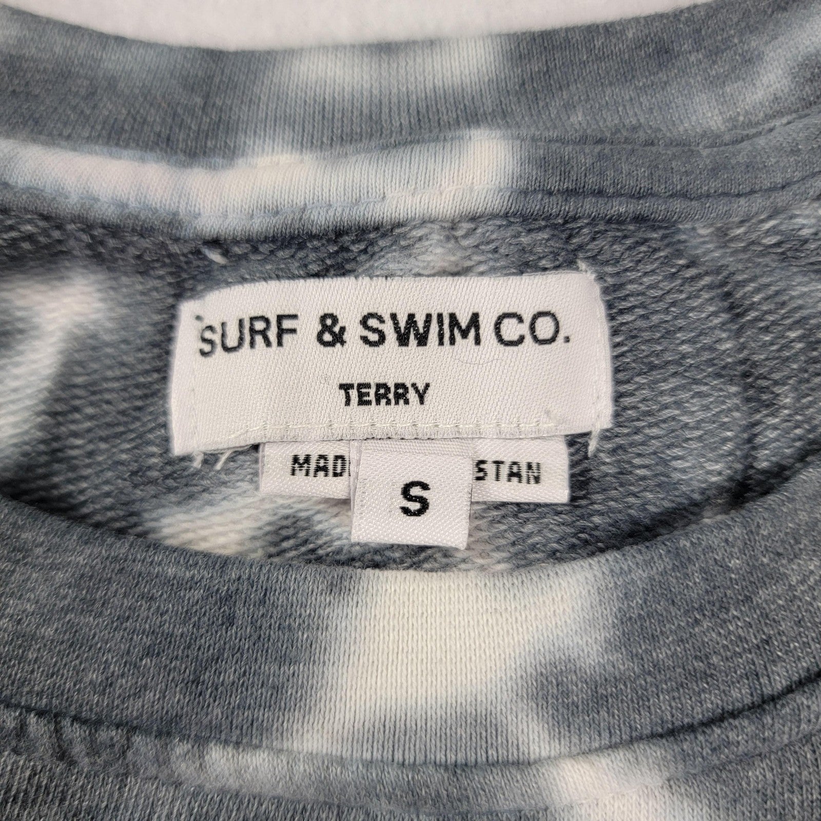 2 Pack Page & Tuttle/Surf & Swim Co Pullovers Gray & Tie Dye Sz S