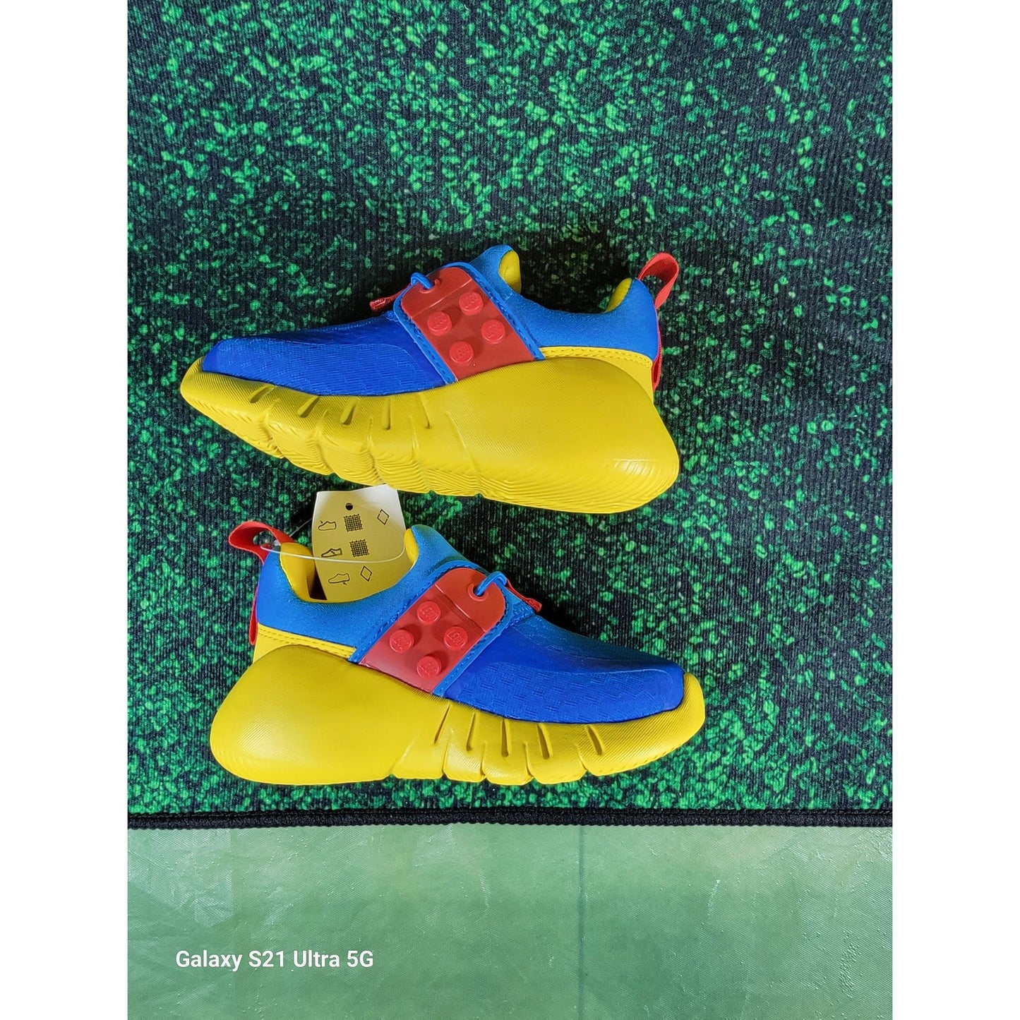 Adidas LEGO x RapidaZen J 'Shock Blue Equipment Yellow' Size 6.5k FX95633
