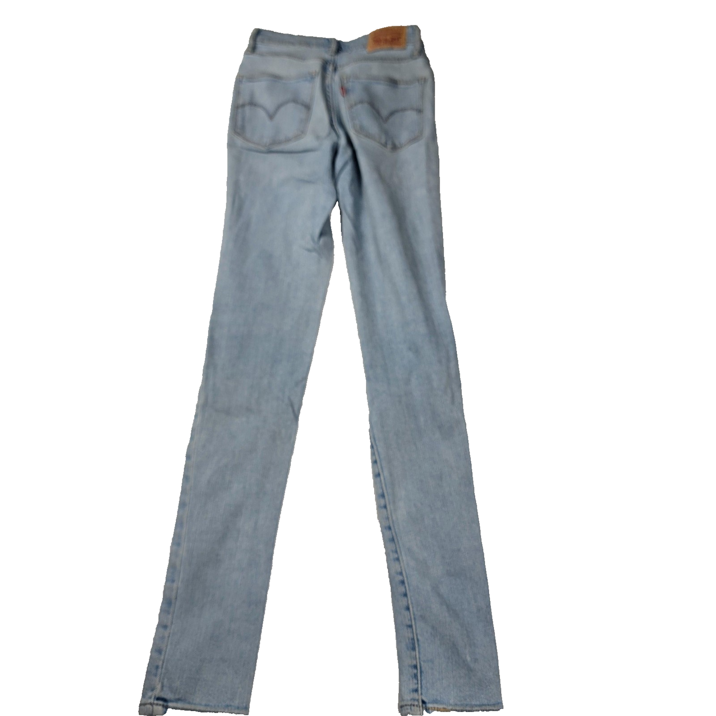 Levis 721 High Rise Skinny Jeans Womens 24 Blue Light Wash Stretch Casual