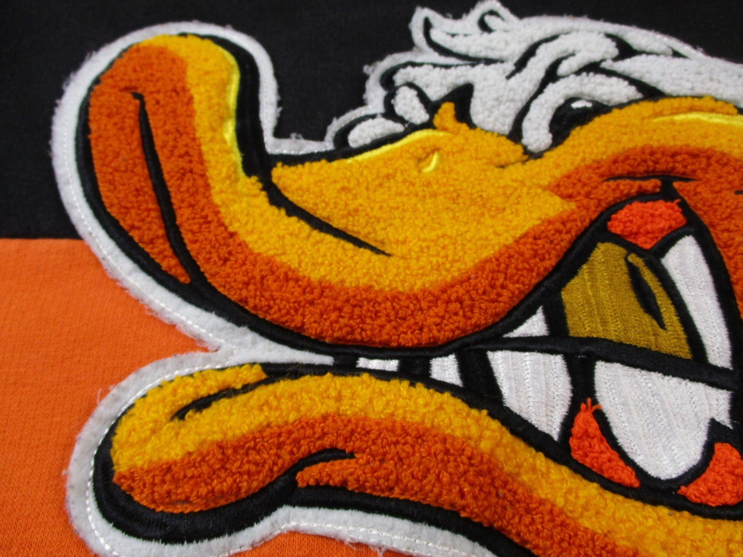 Black Pike Sweatshirt Mens Large Multicolor Fleece Pullover Cartoon Duck Graphic4