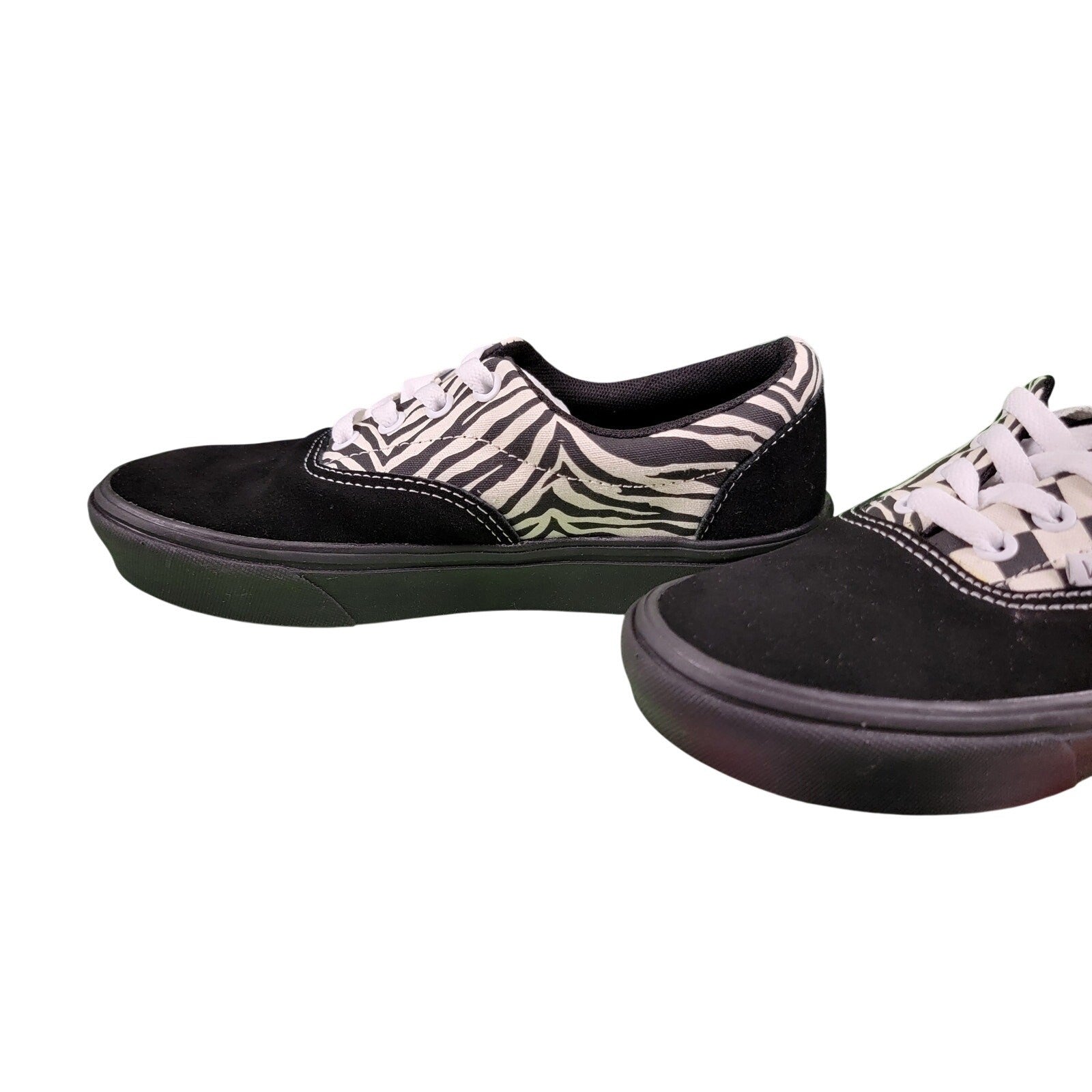 Vans ComfyCush Era Mixed Media Black/White Sz 4M/5.5W VN0A3WM917Q12