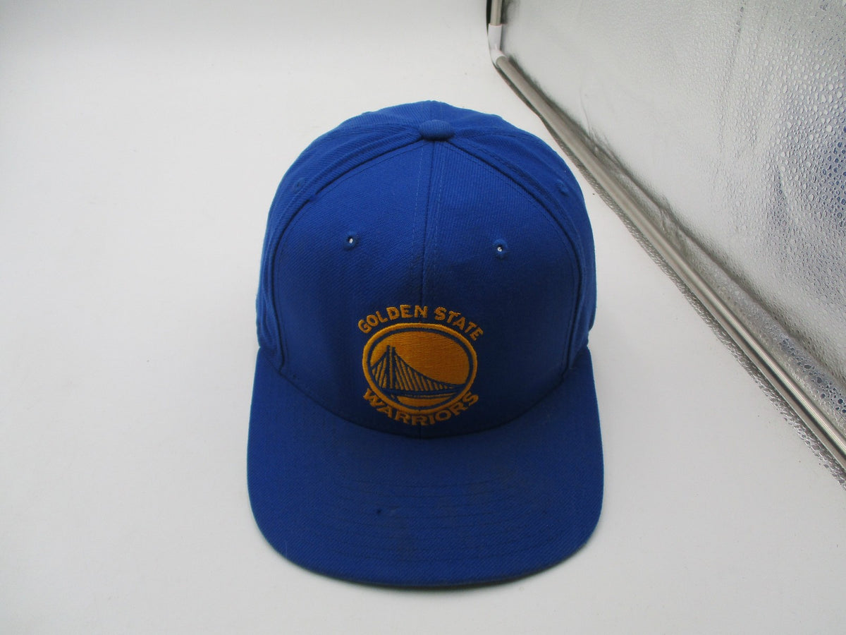 Golden State Warriors Hat Cap Snap Back One Size Blue NBA Mitchell Ness3
