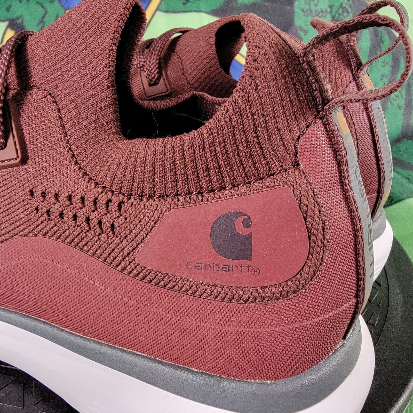 Carhartt Womens Haslett SD Work Shoe Burgundy Sz 8.5 FS2404W2