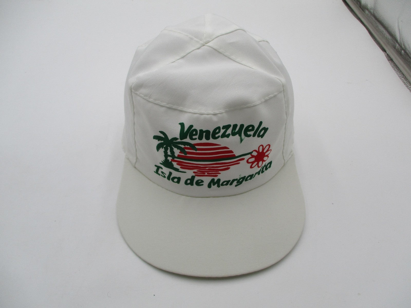 Venezuela Isla De Margarita Hat Cap Snap Back Mens One Size White Beach Souvenir2