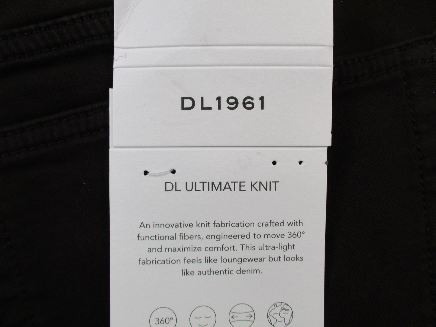 DL1961 Jeans Mens 38x34 Russell Slim Straight DL Ultimate Knit Tobacco 14477
