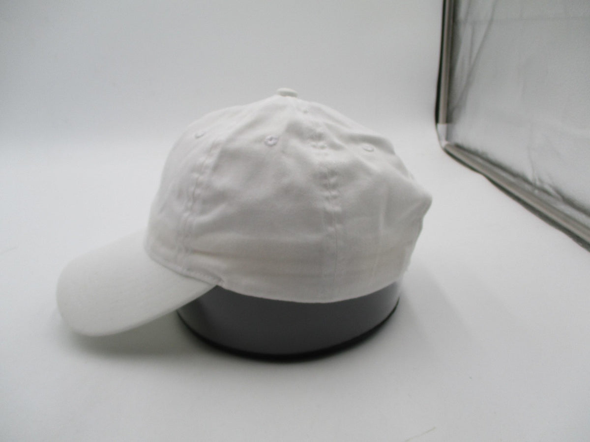 BIG Hat Cap Strap Back Mens One Size White Cotton Twill Baseball Dad Classic4