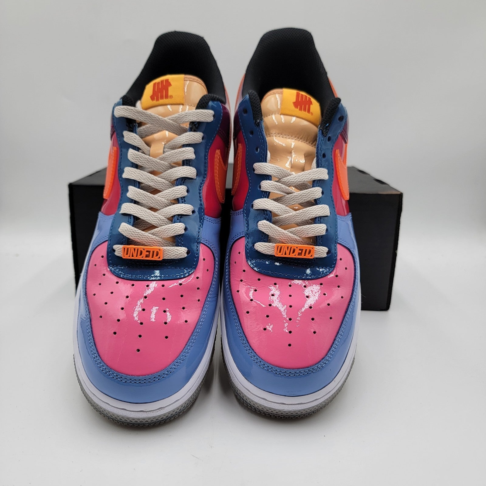 Nike Air force X Undefeated Total Orange Size 12 Preowned VNDS