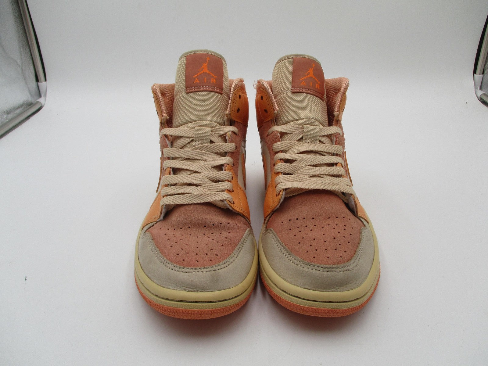 Air Jordan 1 Mid SE Shoes Womens Size 8 Apricot Orange Guava Ice DH4270-800 1K24