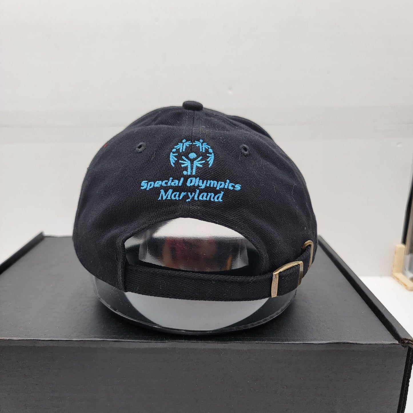 Maryland Law Enforcement Hat Cap Strap Back Torch Run Special Olympics Mens Poli3
