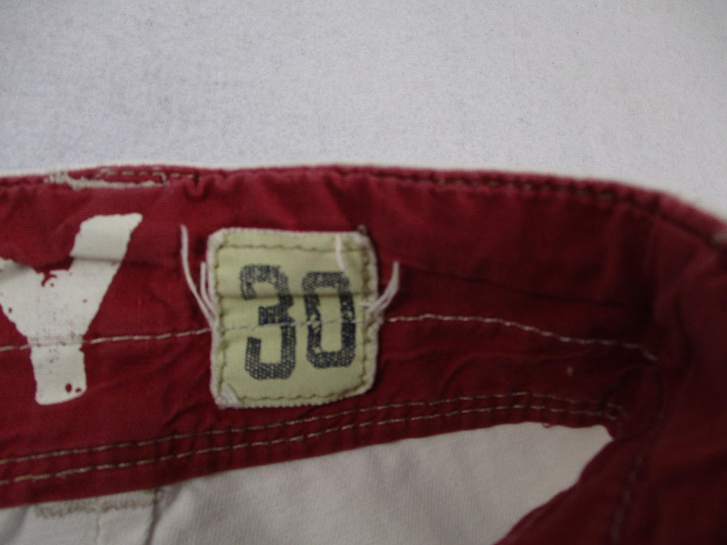 Unionbay Cargo Shorts Mens 30 White 11 Inseam Palm Tree Tropical Cotton Canvas4