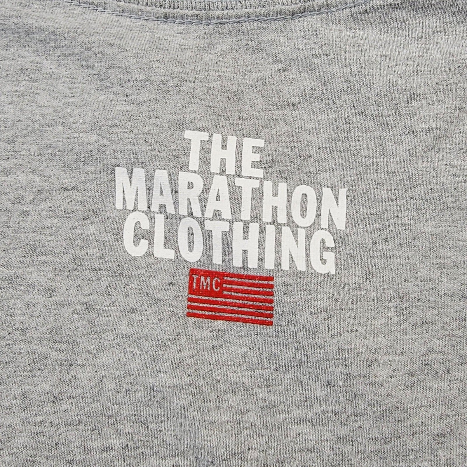 The Marathon Clothing Shirt Mens Small Gray Blue Crenshaw Graphic Tee TMC Logo4