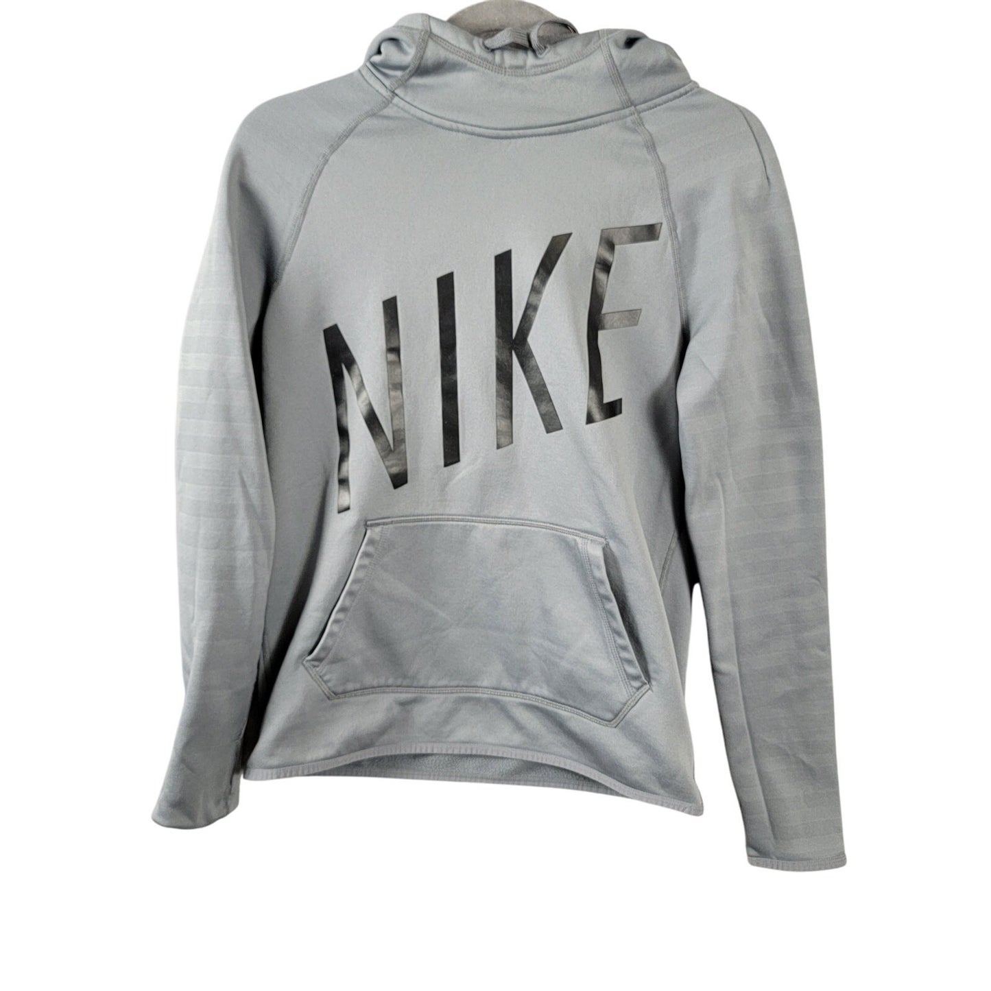 Nike Gray Spell Out Pullover Hoodie  Size XS  Great Find!