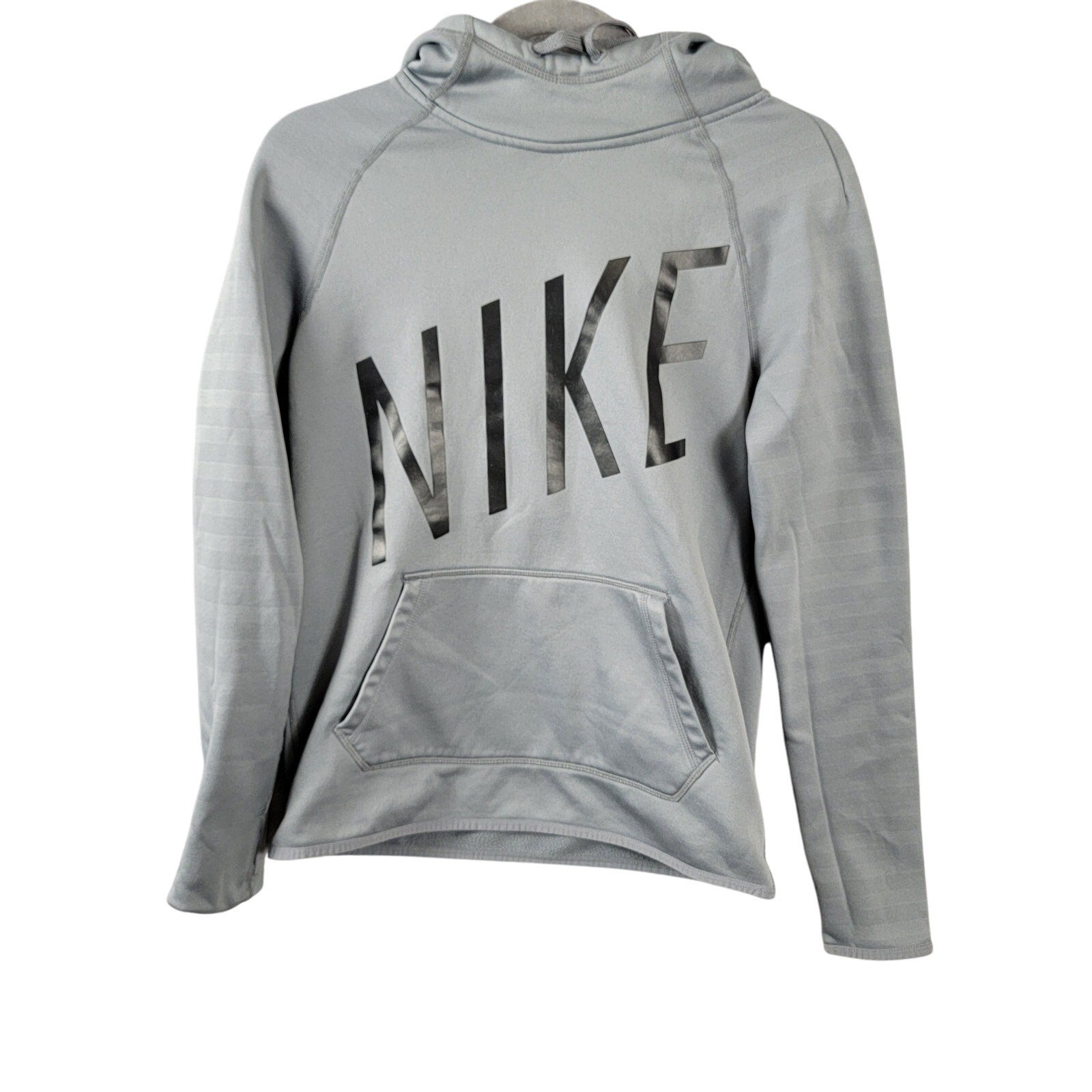 Nike Gray Spell Out Pullover Hoodie  Size XS  Great Find!