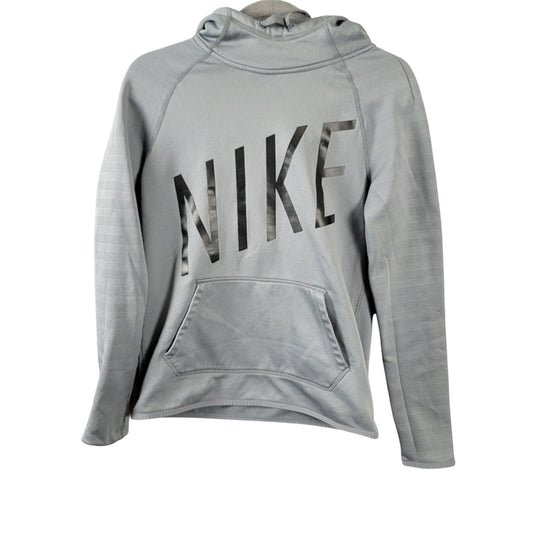 Nike Gray Spell Out Pullover Hoodie  Size XS  Great Find!