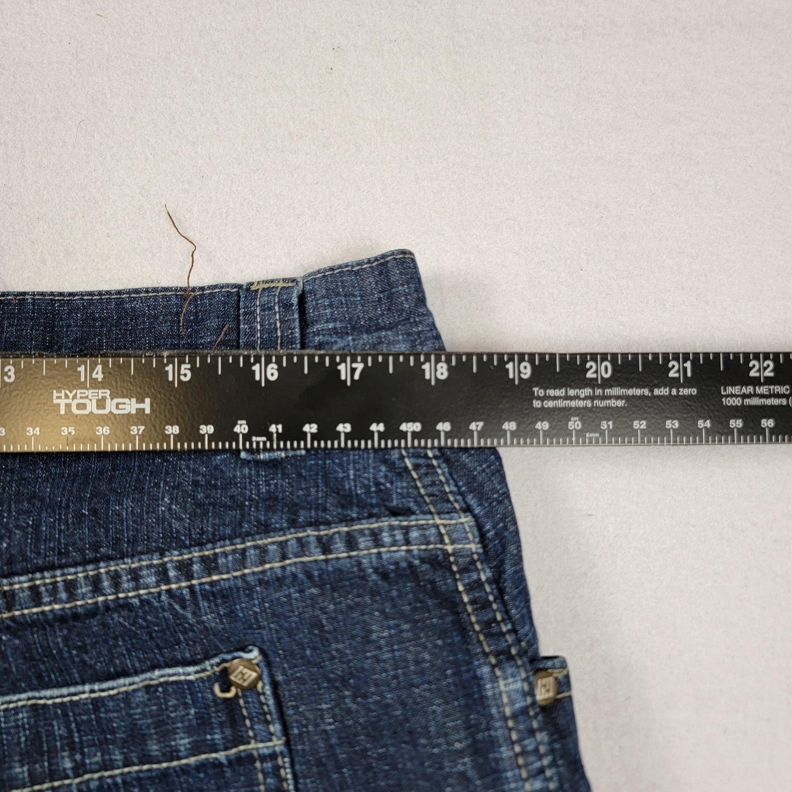 Enyce Jeans Mens 36 Blue Carpenter Utility Cargo Multi Pocket Baggy Y2K