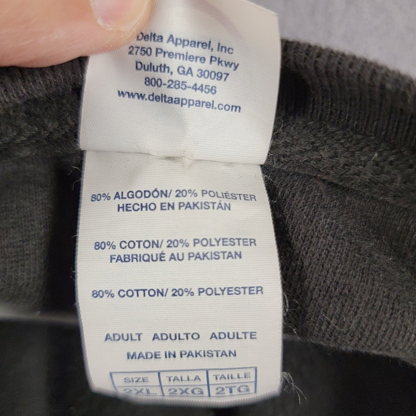 Rugrats Vintage Pullover Black  Delta Tag Sz 2XL Mens