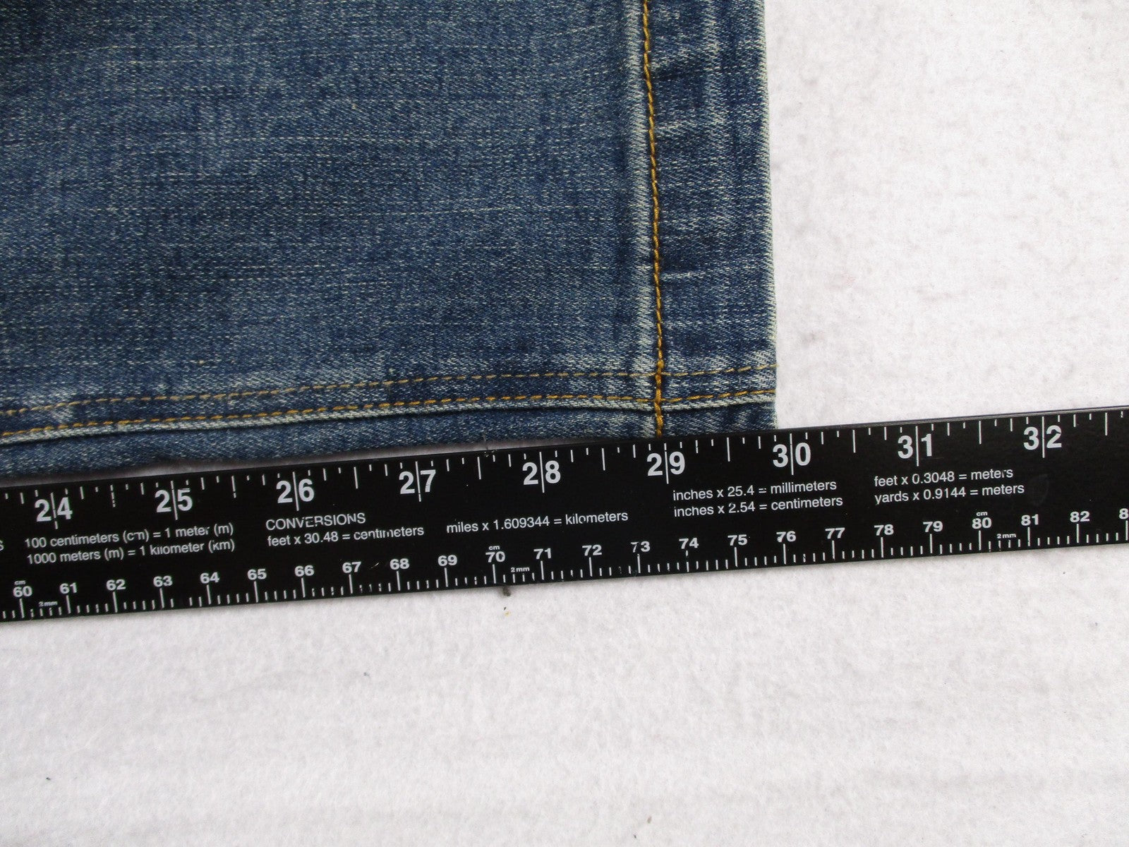 PrAna Axiom Jeans Mens 34x30 Blue Antique Stone Wash Straight Leg Stretch Denim8