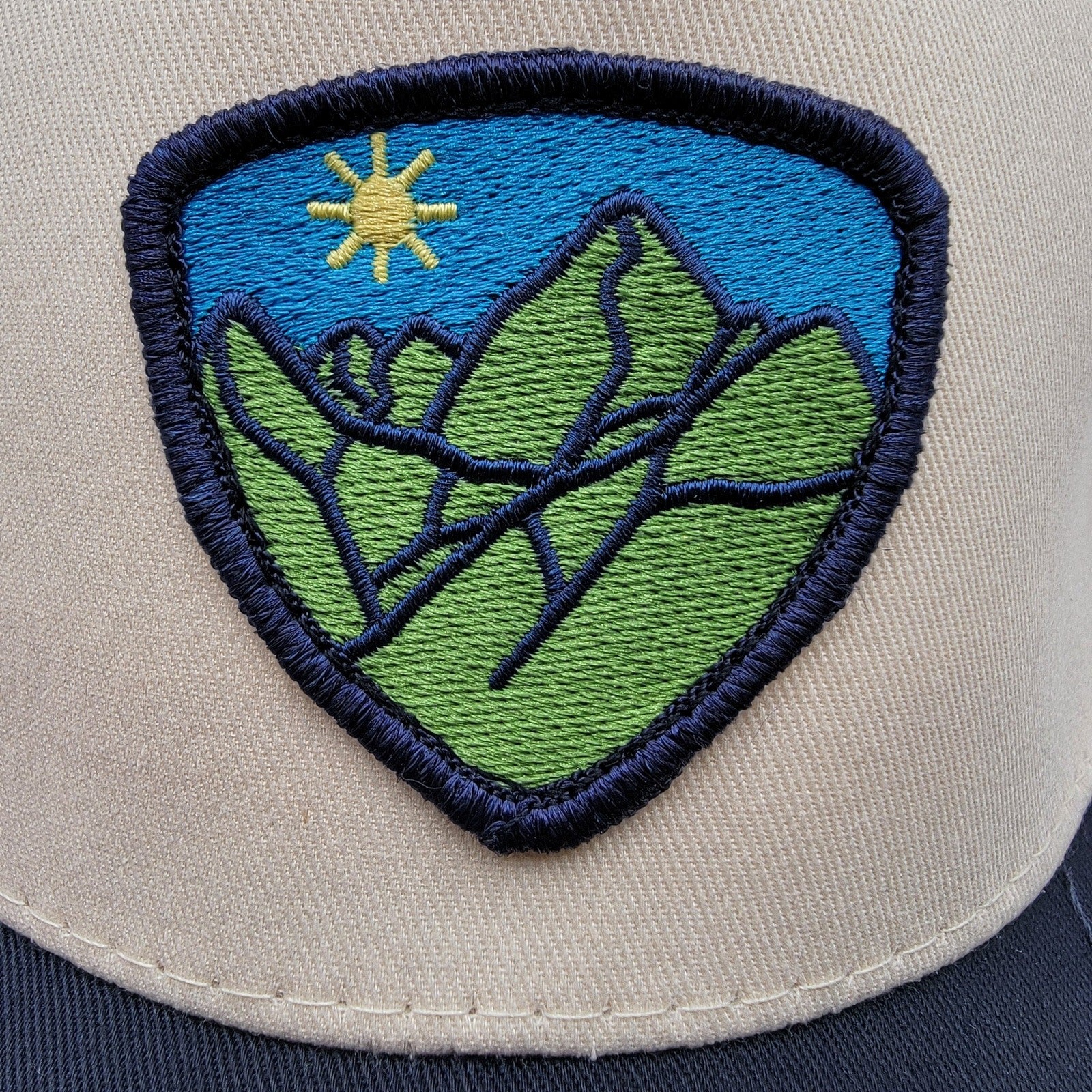 DJ John Summit Off the Grid Otto Snapback Cap Beige/Blue New7