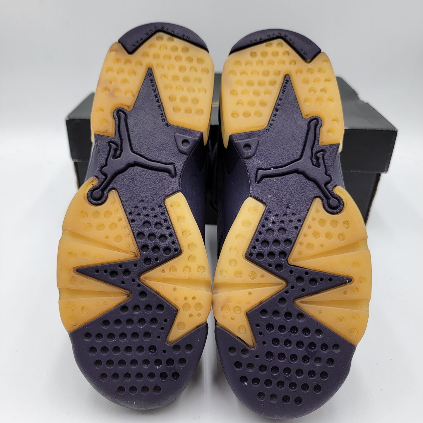 Air Jordan 6 Retro GS Purple Dynasty 4Y OG Box Lace Locks Preowned 2016 Girls VG4