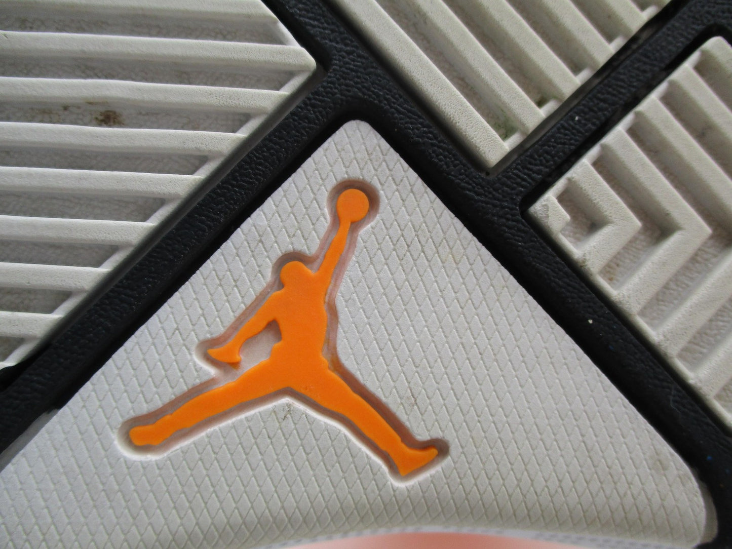 Jordan Shoes Men Sz 11.5 Orange Gray High Top Basketball Sneakers 580590801 1H513