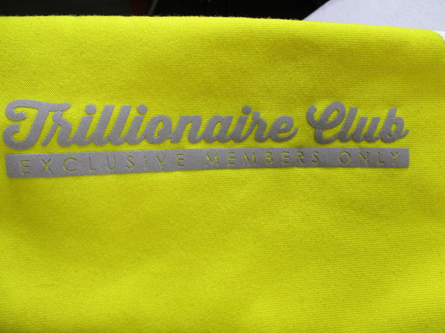M. Society Sweatshirt Mens XL Yellow Fleece Pullover Crewneck Goodfella 16155