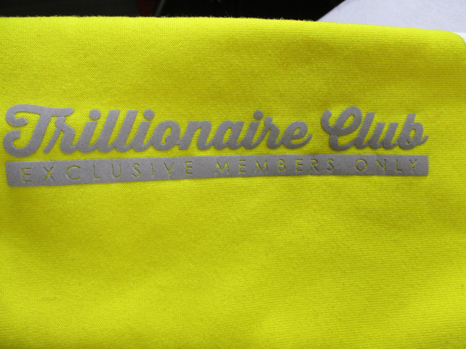 M. Society Sweatshirt Mens XL Yellow Fleece Pullover Crewneck Goodfella 16155