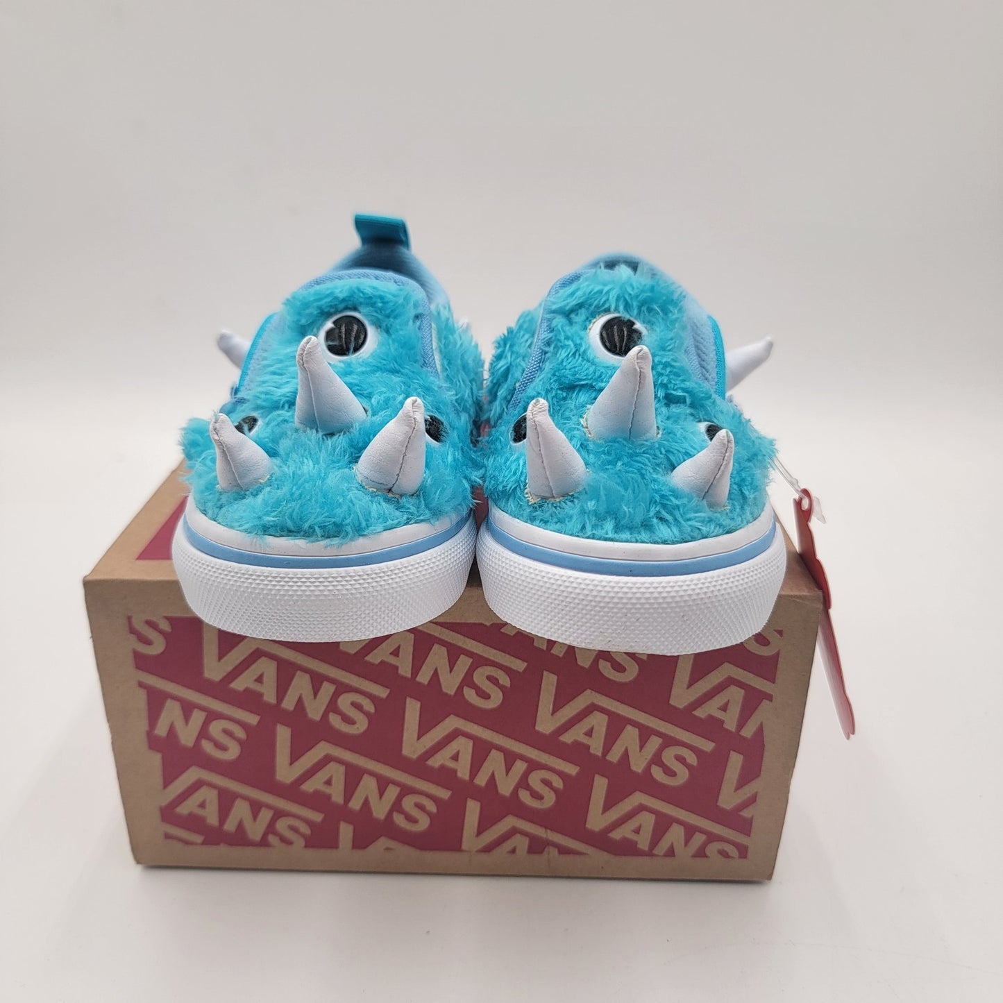 Vans Slip On V Monster Atoll Blue/True White Sz 5TD VN0A5KXP4LC3