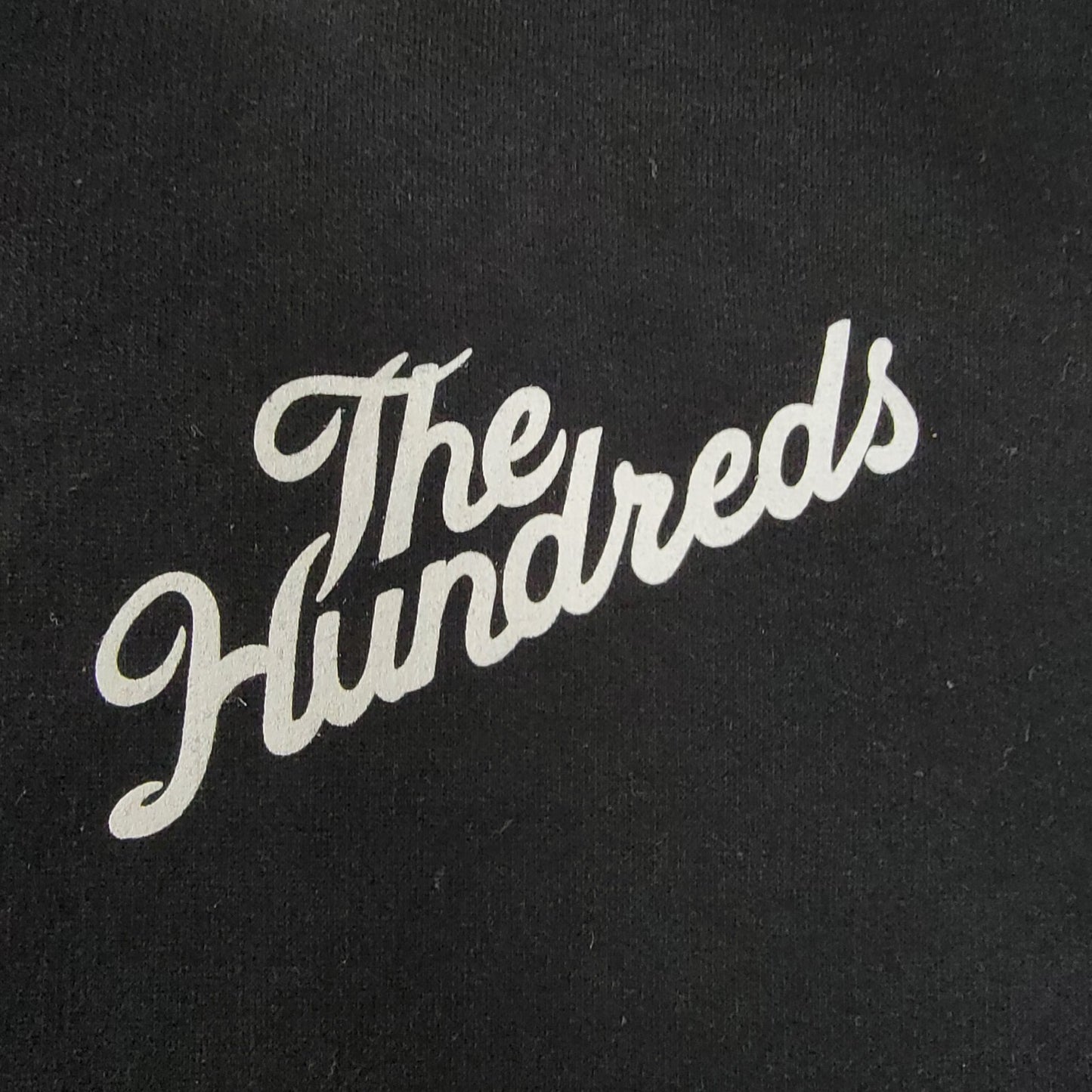 The Hundreds Forever Slant Script Pullover Hoodie Mens Medium Black