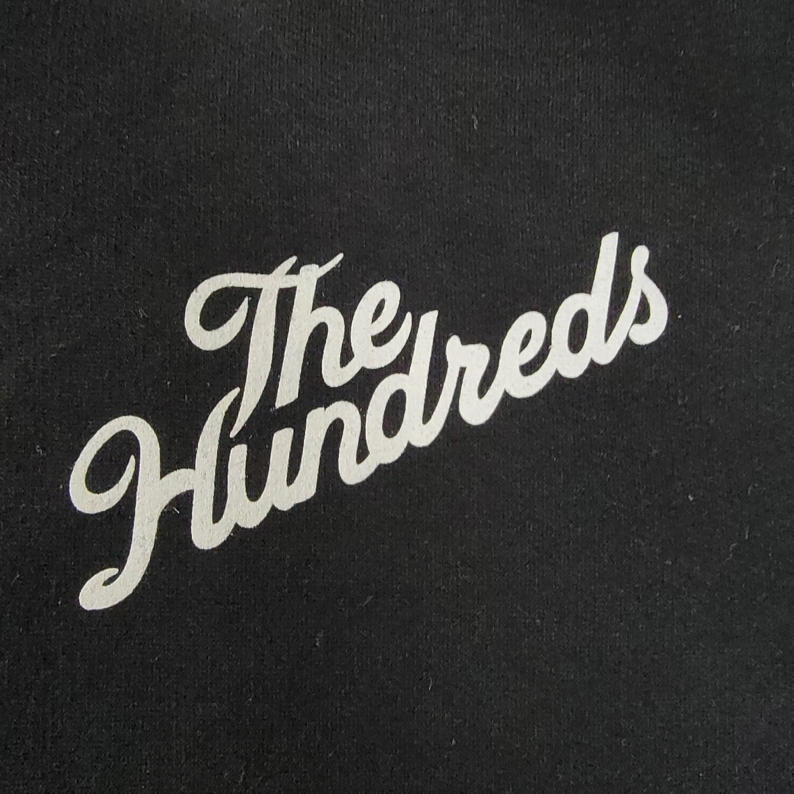 The Hundreds Forever Slant Script Pullover Hoodie Mens Medium Black