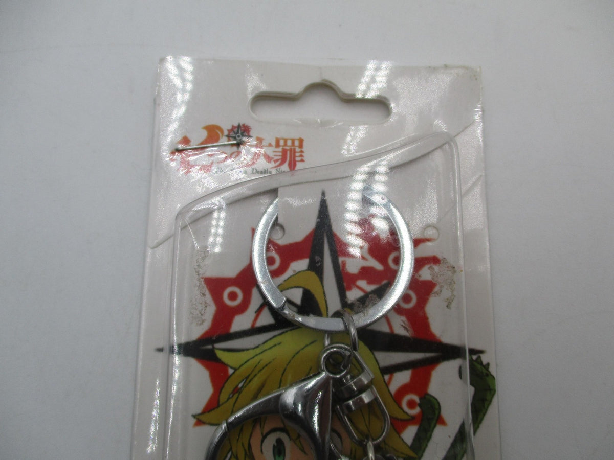 The Seven Deadly Sins Meliodas Hawk Pink Pig Clip-On Metal PVC Keychain Anime1