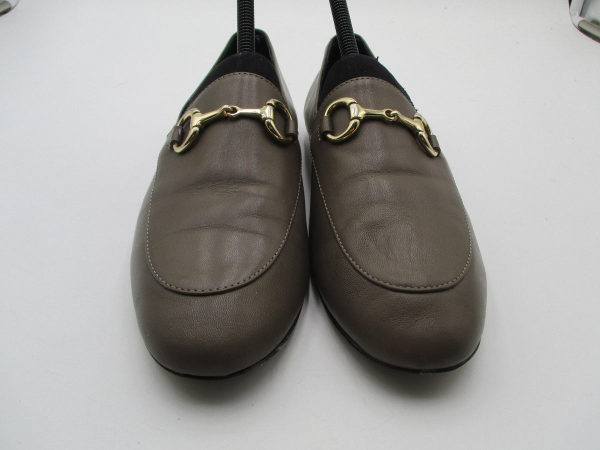 A. Soliani Shoes Womens Size 8 Brown Leather Horsebit Loafers Made In Italy1