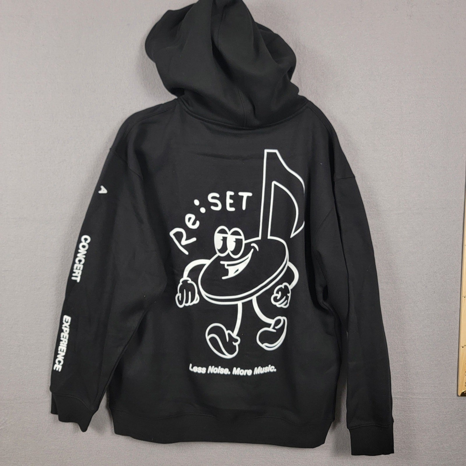 Re:Set Music Festival Black Pullover Hoodie - Size L