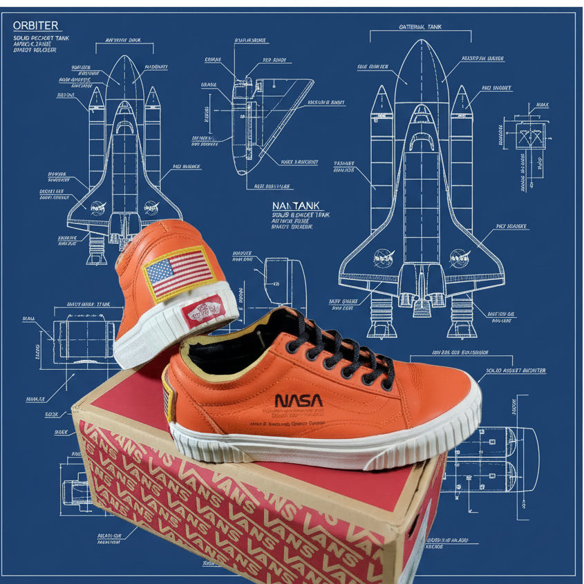 Size 5.5  VANS NASA x Old Skool Space Voyager Space Shuttle Space Program2