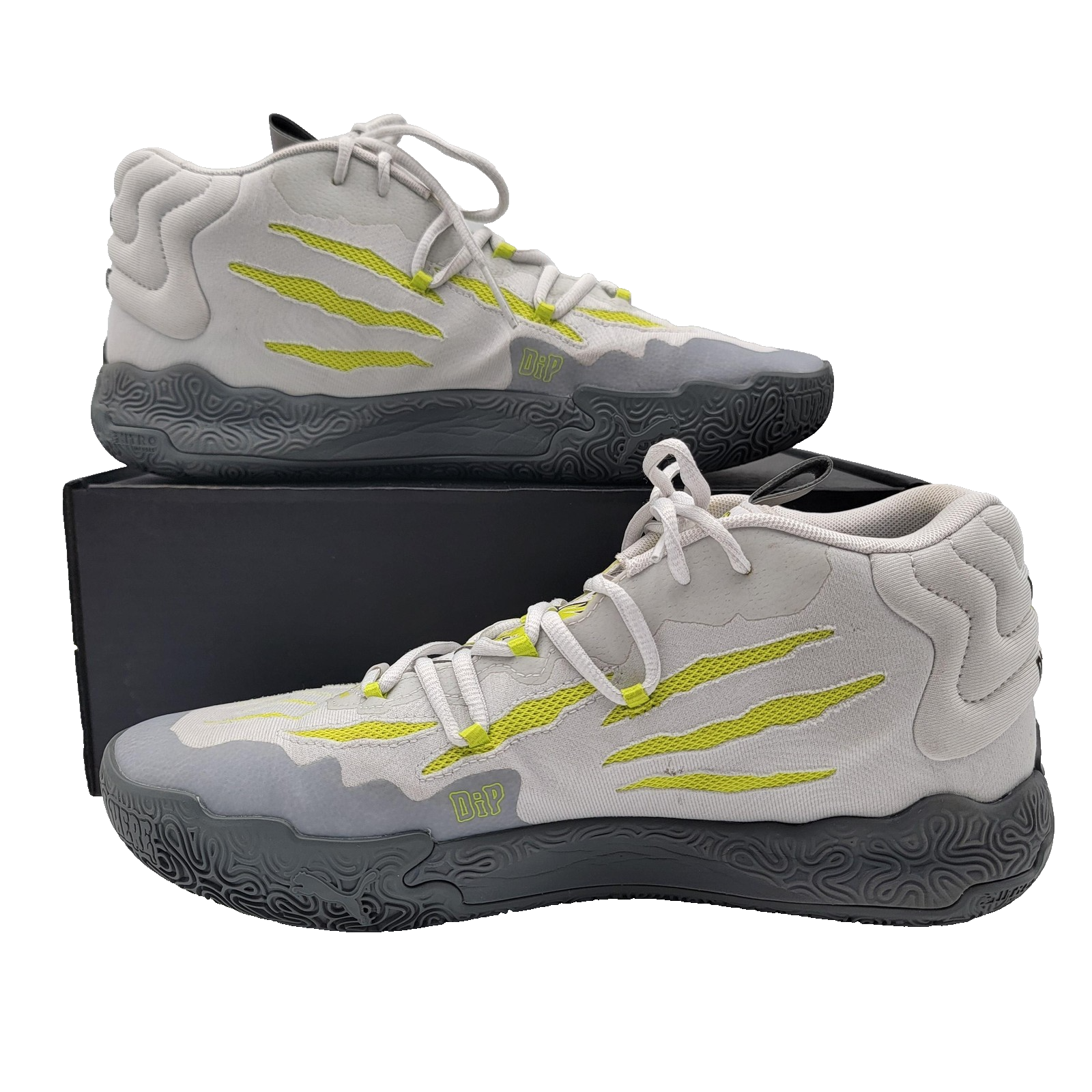 Puma MB.01 Shoes Mens Size 11 Gray LaMelo Ball 01ofOne Not From Here Rare