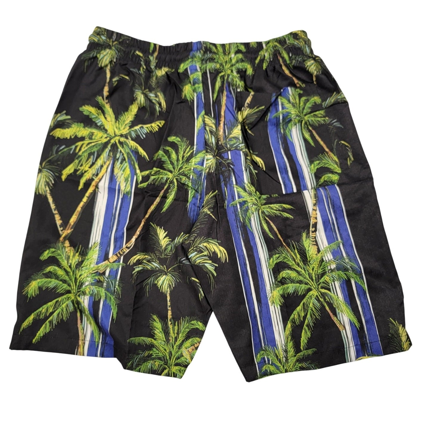Crooks & Castles Palm Tree Print Boardshorts Men’s Medium Tropical Swim Trunks1