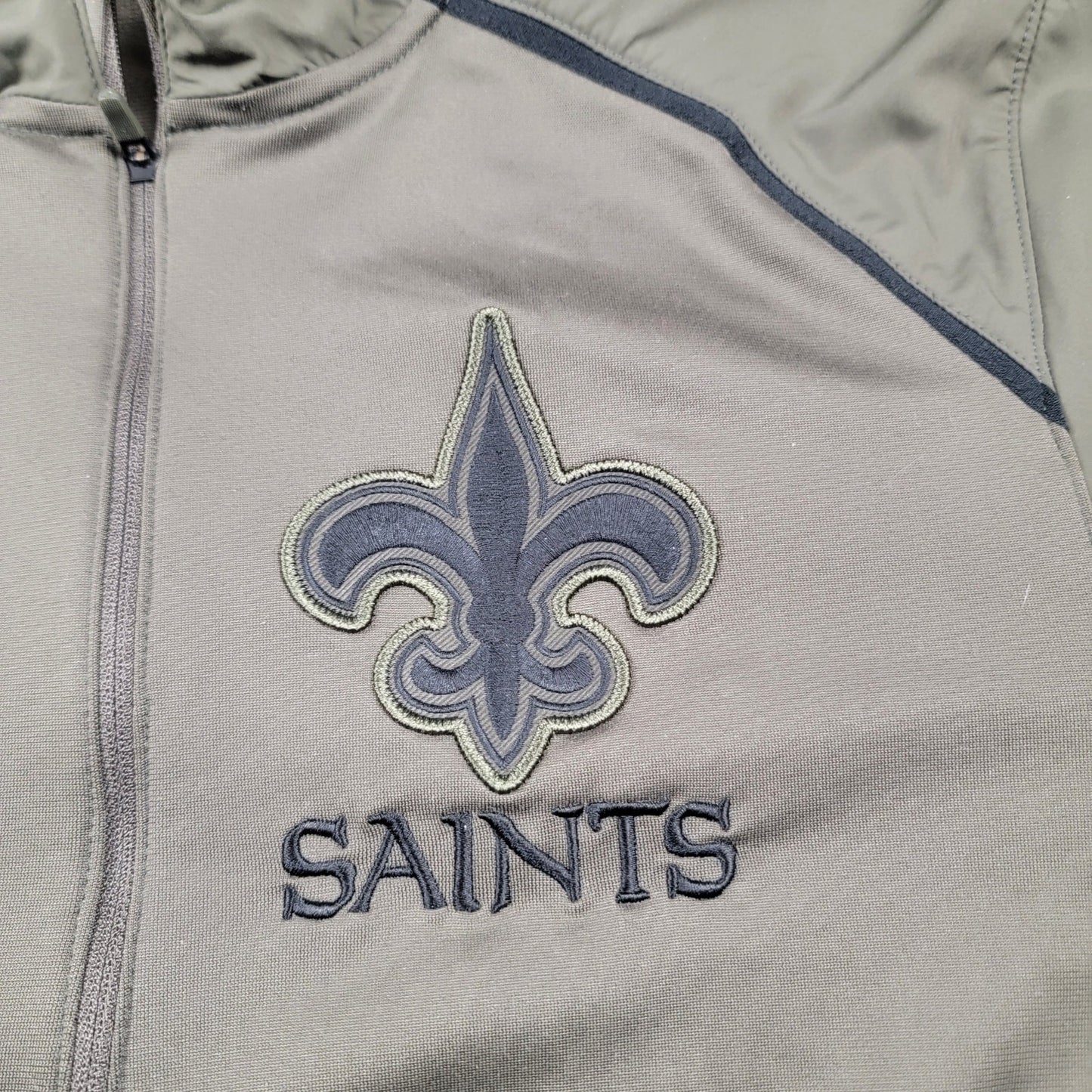 Nike DriFit New Orleans Saints Salute to Service Zip Up Sz S