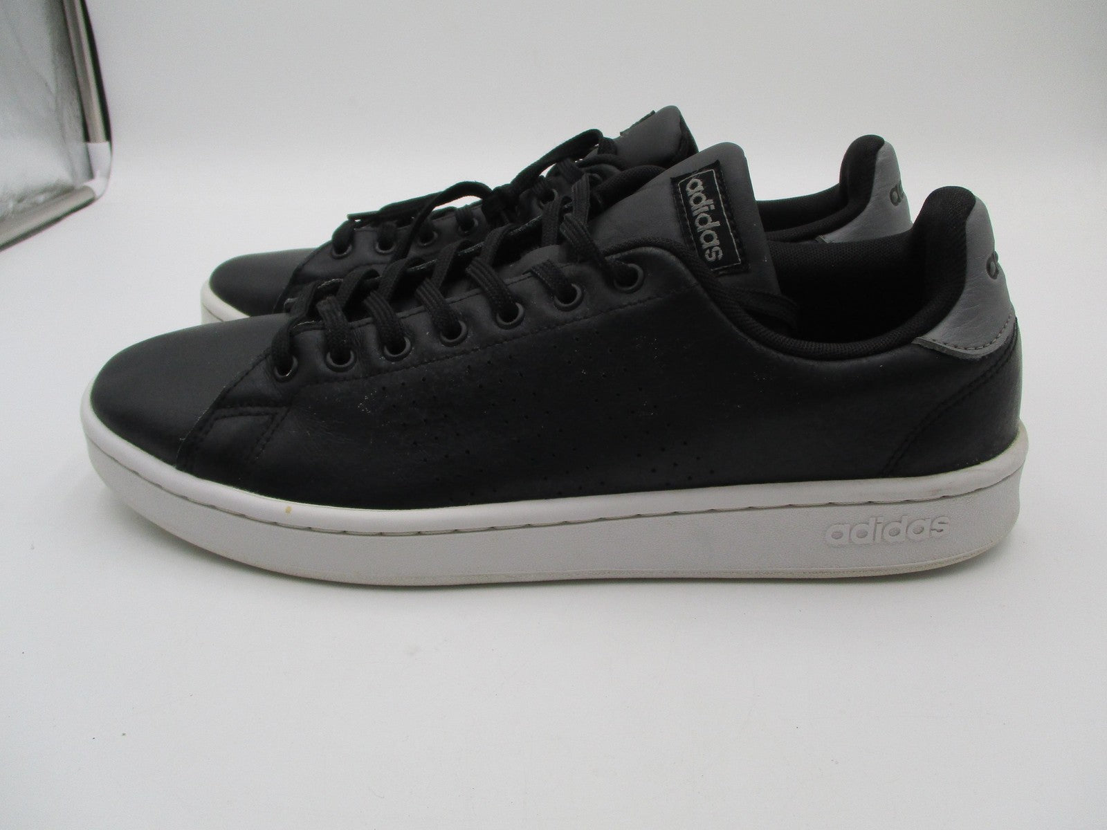 Adidas Shoes Mens Size 11.5 Black Synthetic Low Top Casual Sneakers F364313