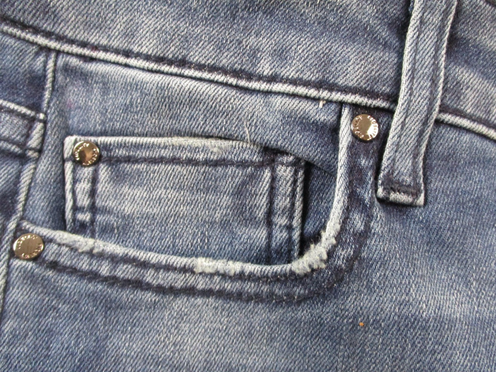 Fidelity Lily Jeans Womens 26 Blue Bootcut Mid Rise Stretch Denim Apollo 14722