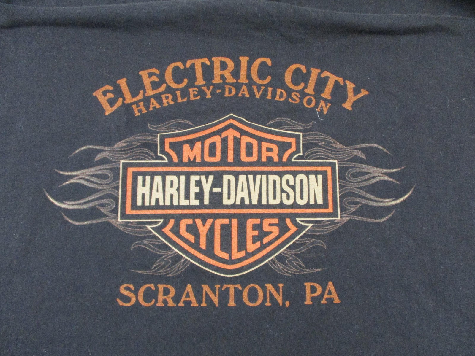 Harley-Davidson Shirt Mens 4XL Black Work Sucks Let's Ride Graphic Scranton PA8