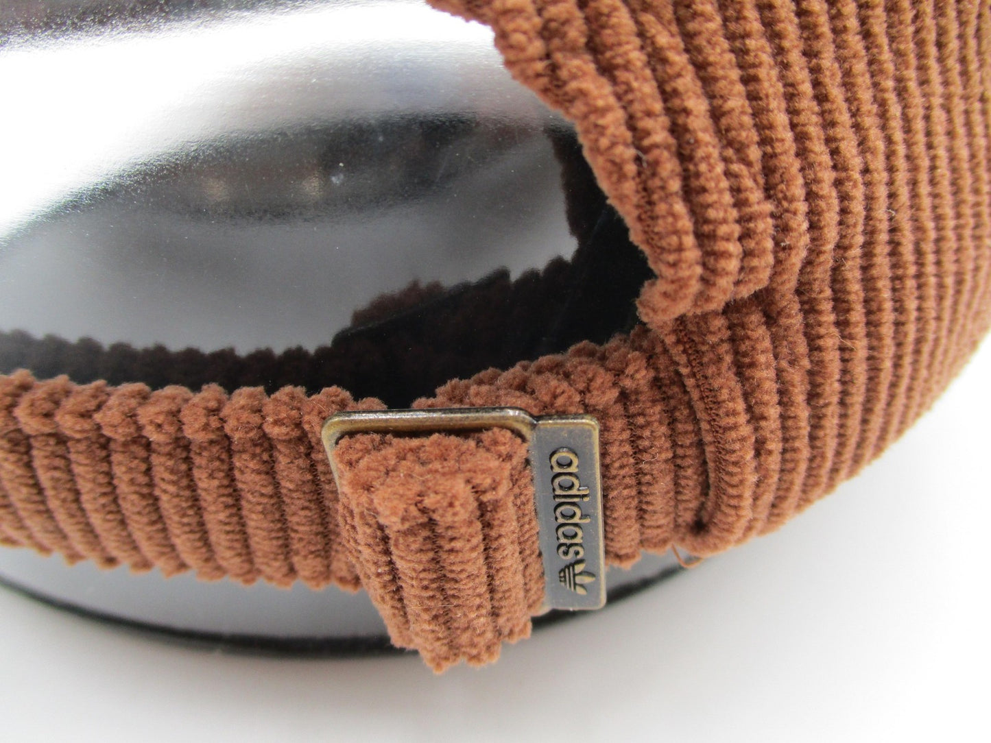 Adidas Hat Cap Strap Back Brown Corduroy Originals Trefoil Mens One Size5