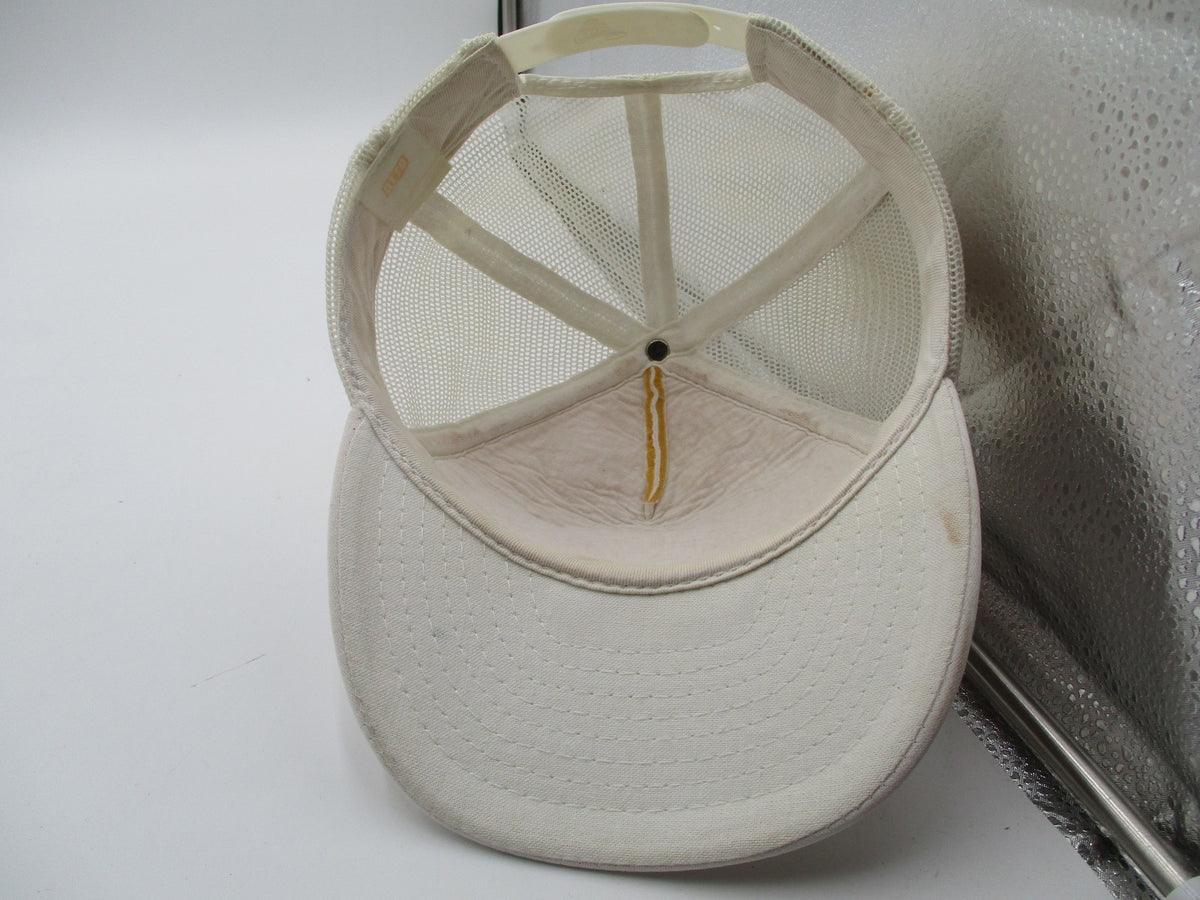 Vintage G.S. Parsons Hat Cap Snap Back Mens One Size White Golf Otto Trucker9