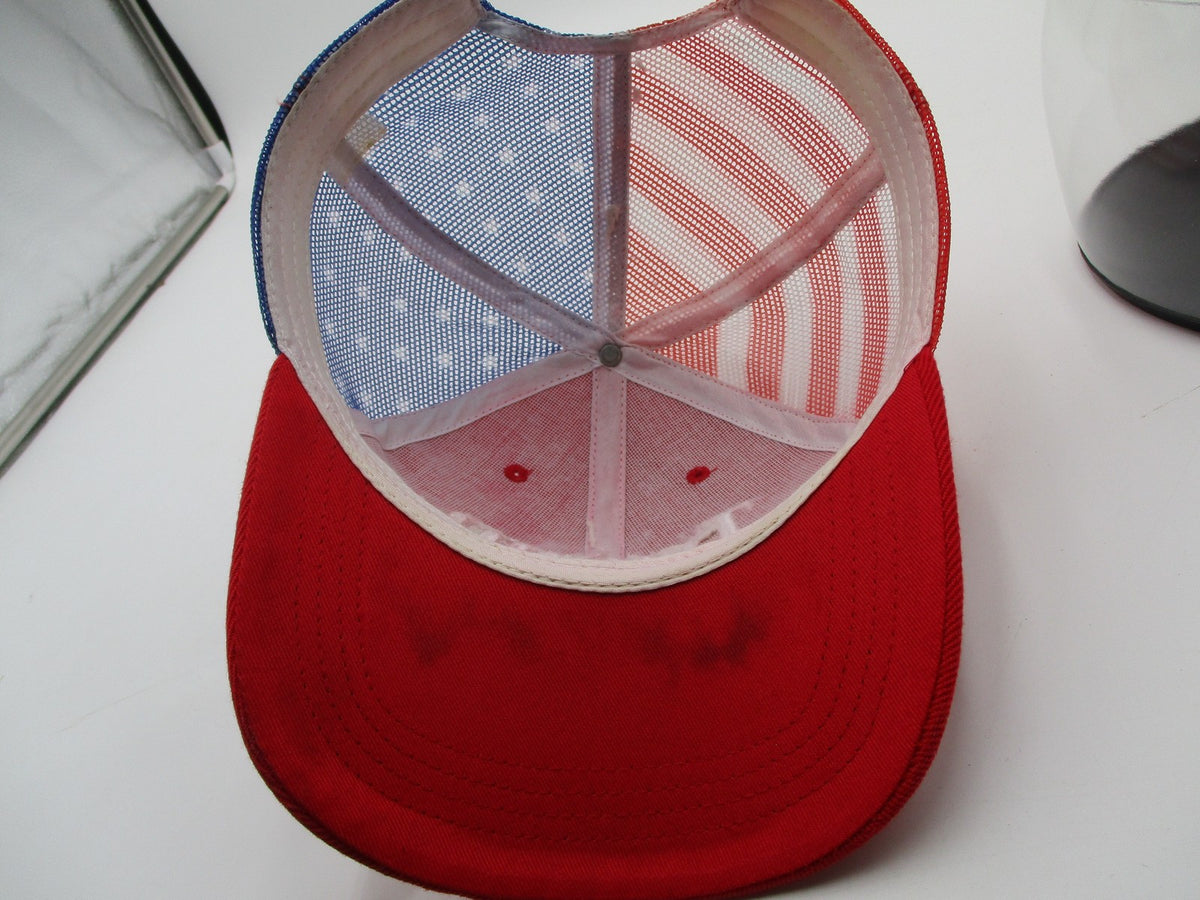 Trump 2020 Keep America Great Hat Cap Snap Back Mens One Size Red Flag USA9