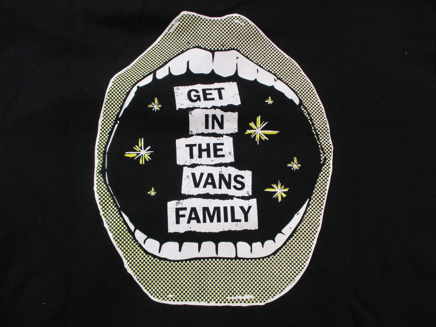 Vans Hoodie Mens XL Black Vans Family Full Zip Graphic Fleece Off The Wall 14779