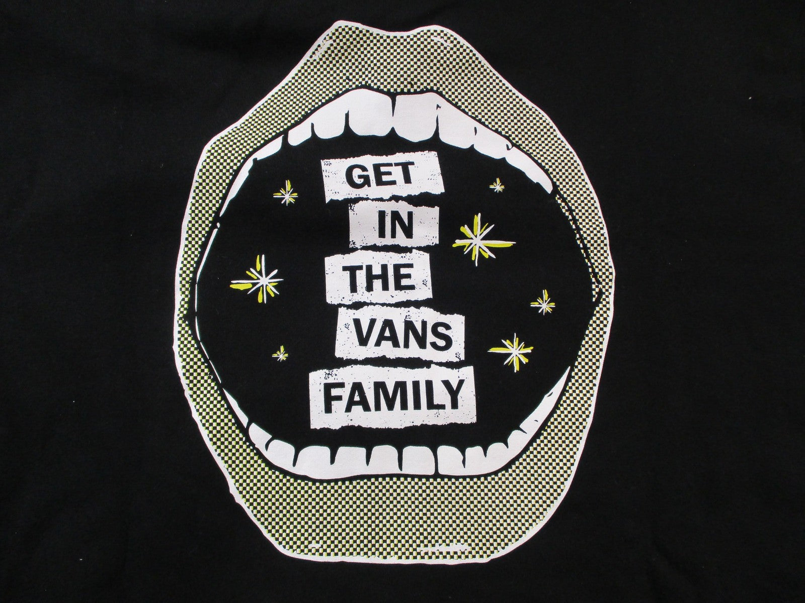 Vans Hoodie Mens XL Black Vans Family Full Zip Graphic Fleece Off The Wall 14779