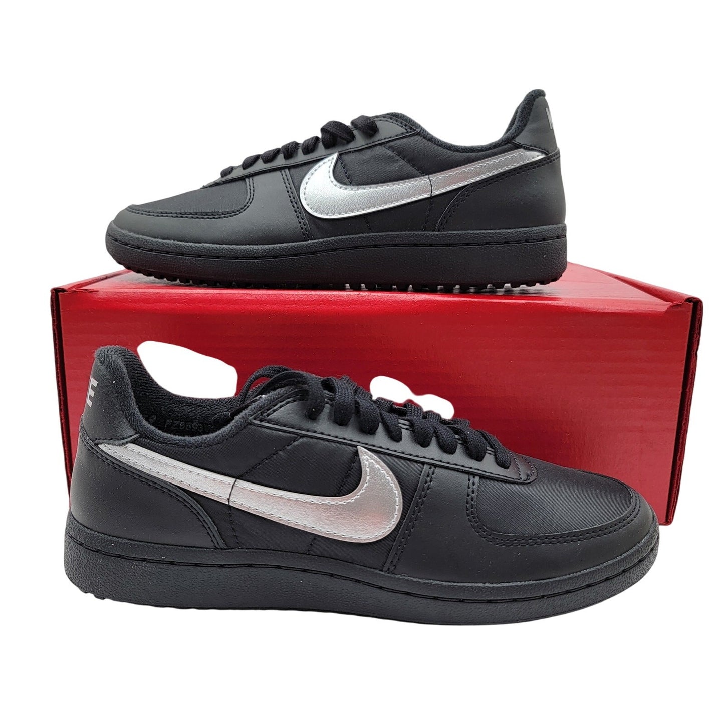 Nike Field General 82 Black Silver - Women's Size 9 - New0