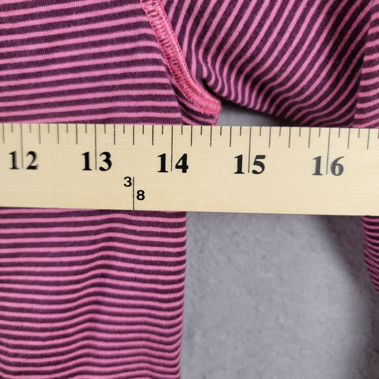 Lululemon Bliss Break Hoodie Pink Purple Striped Jacket Sweater Full Zip Run 2545