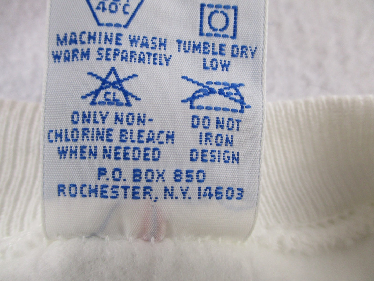 Champion Reverse Weave Crewneck Sweatshirt Vintage 1990s White XXL NWT Made USA3