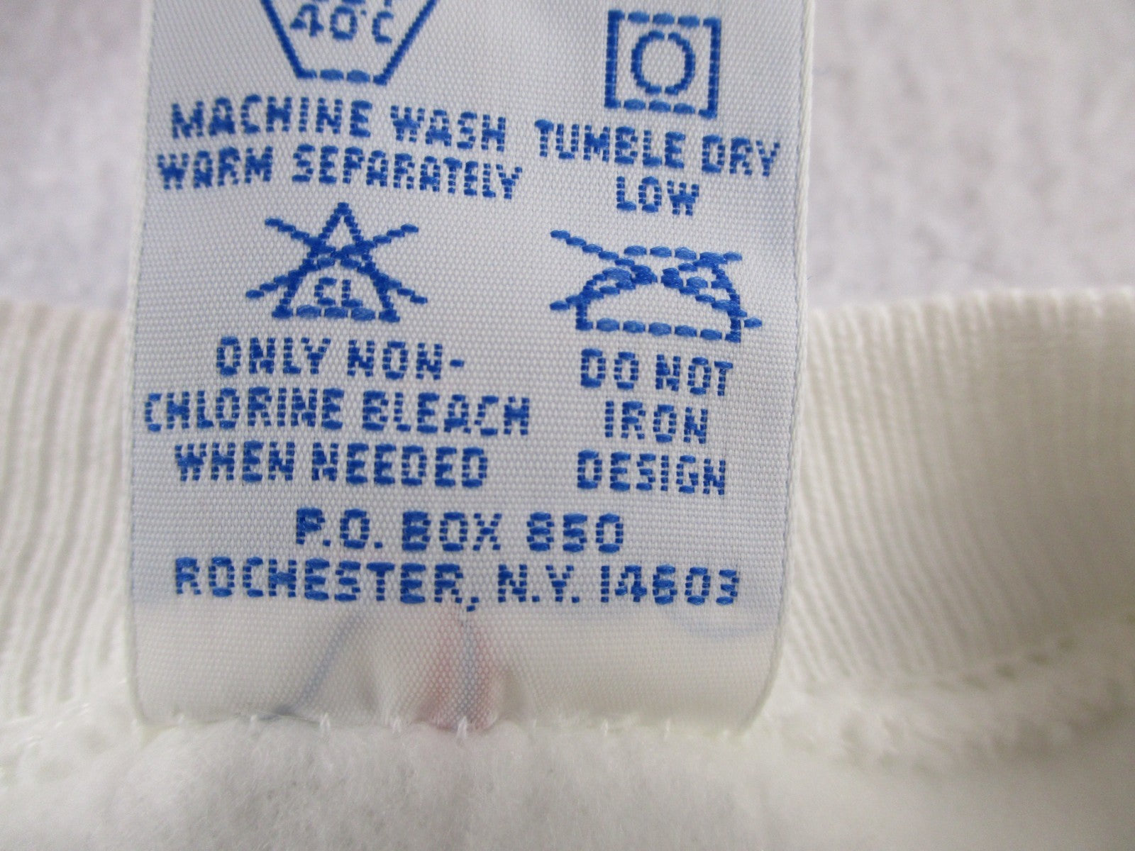 Champion Reverse Weave Crewneck Sweatshirt Vintage 1990s White XXL NWT Made USA3